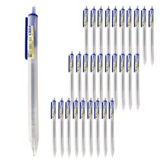 TEMPO 節奏牌 B-114 自動中油筆 1.0mm 藍色, 6盒