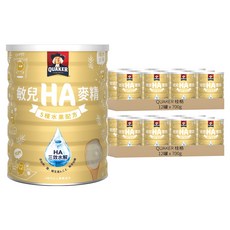QUAKER 桂格 敏兒HA麥精 五種水果配方 6個月以上, 700g, 24罐