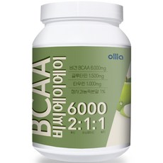 Ollla BCAA 6000青蘋果沖泡粉, 500g, 1罐