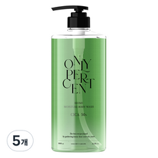 온리퍼센트 시카 50 바이옴 모이스처 바디워시, 1L, 5개