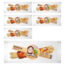 Baster 巴絲特 泰瑞叔叔 狗用零食捲 單入, 16g, 6個, 鱈魚雞肉