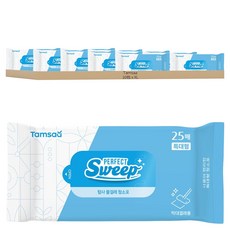 Tamsaa 清潔濕拖巾 25張, 10包