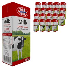 믈레코비타 멸균우유, 1L, 20개