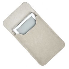 BOHO 이북리더기 PU가죽 파우치, 화이트실버, 1개