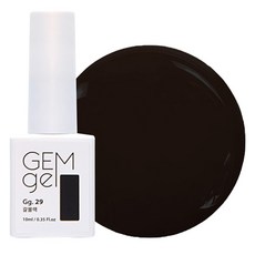 아이빛 네일아트 젬젤 컬러 젤네일, 29갈블랙, 10ml, 1개