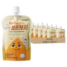 Aolda Hello Baby 大麥茶, 10包, 100ml