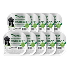 듀먼 전연령 강아지 케어플러스 관절건강 화식사료, 닭, 50g, 10개