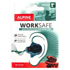 ALPINE 頂級工作聽力保護耳塞 附收納盒, 1組, 1組
