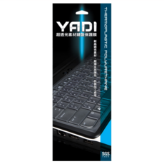 YADI 亞第 超透光抗菌鍵盤保護膜 MacBook Air 13 A1932 專用, 透明, 1個