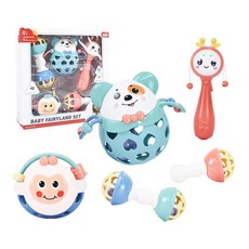 PLAYFUL TOYS 頑玩具 軟膠搖鈴禮盒組 3歲以上, 1盒