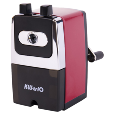 KW-triO 堡勝企業 鐵殼事務用削筆機, 紅色, 1個