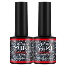 유키 프리미엄 컬러젤네일, 162호 블랙홀, 10g, 2개