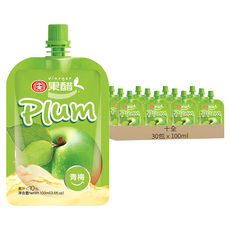 十全 青梅醋飲料, 100ml, 30包