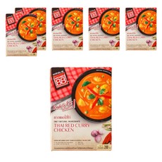 KITCHEN 88 泰式紅咖哩雞即食調理包, 新鮮天然食材, 無防腐劑, 輕鬆加熱, 200g, 6盒