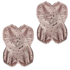 CITY 愛心小熊防水袖套 兩側2件組, 棕色