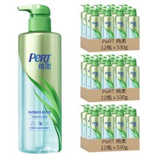 PeRT 飛柔 淨油柔順鼠尾草香氛洗髮露, 530g, 36瓶