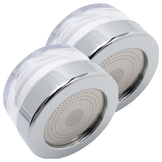 Jb JEIL BATH 洗手台用除鐵鏽起泡濾頭, 銀色, 2個