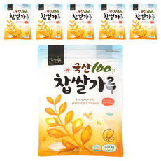 삼진식품 찹쌀가루, 400g, 6개
