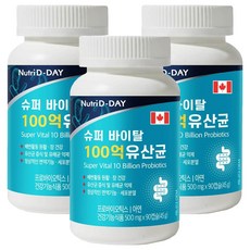Nutri D-DAY Super Vital 100億乳酸菌膠囊, 3罐, 90顆