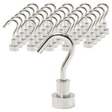 釹磁鐵掛鉤 12mm TJ10T, 銀色, 50個