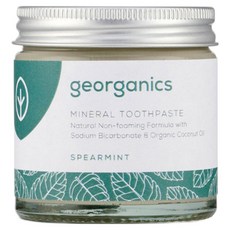georganics 礦物牙膏 留蘭香薄荷, 1個, 120ml