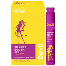 Devil Diet 藤黃果萃取孅盈果凍 檸檬口味 14條入, 1個