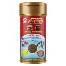 RED SLEEVES 紅袖子 乾燥赤蟲飼料 高蛋白營養飼料 紅蟲飼料 JG41102, 20g, 1罐
