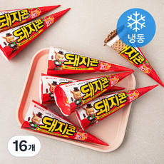 돼지콘 아이스크림 (냉동), 160ml, 1개입, 16개