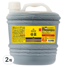 송표 몽고간장, 4.5L, 2개