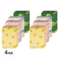 lucalab 6孔活頁補充內頁 春日幻想 4款 x 4p 套組, 4套