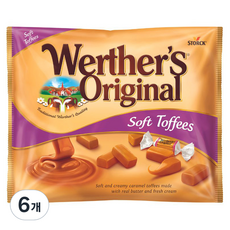 Werther's Original 道地的偉特 太妃軟糖, 6袋, 600g