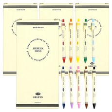 Pinkfoot 10色彩芯中性筆組 0.38mm, 象牙白色(筆管), 4組
