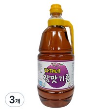 Haechannarae 達代家 美味香油, 1.8L, 3個