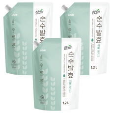 LION 獅王 Chamgreen 植物發酵洗碗精補充包, 1.2L, 3包