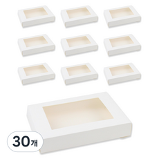 아이엔피 기프트 창상자 직 14.5호 14.5 x 8.5 x 2.5 cm, 화이트, 30개