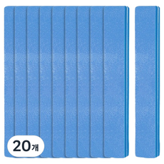 O-ON 拋光海綿磨棒 100/180目 藍色, 20個