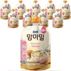 맘마밀 안심이유식 12개월, 가리비와 두부, 10개, 100g