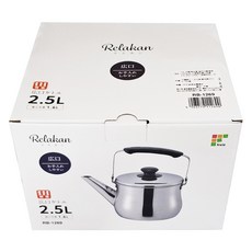 FREIZ 和平 水壺/熱水壺 適用IH爐/兼容 IHRilakan IH兼容的寬口水壺, 銀色, 2.5L, 1個