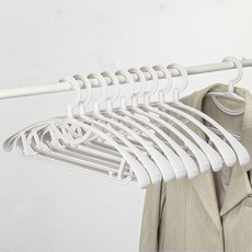 comet 無痕防滑西裝衣架, 白色, 20個