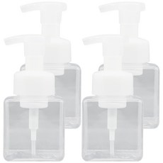 newnlook 補充瓶 按壓瓶 泡沫型 250ml, 透明, 4個