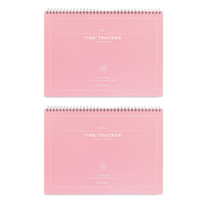 페이퍼리안 Time Tracker 스터디플래너, 핑크, 2개