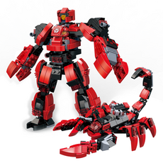 woma 2IN1 紅蠍積木 361片, 混合色