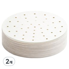 casa life 圓形蒸籠紙, 2個, 100入