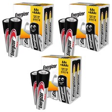 Energizer 勁量 鹼性電池 Power AA 6入 + Max AAA 2入, 3套