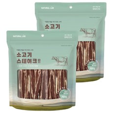 네츄럴랩 강아지 건강한 육포, 소고기, 700g, 2개