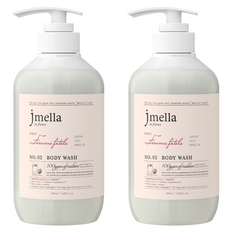 jmella 法式漫舞香水沐浴乳，荔枝百合香草香氛, 500ml, 2瓶