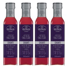 올리타리아 끼안티 와인식초, 4개, 250ml