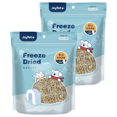 조이펫 반려동물 동결건조 미니 큐브 간식, 오리, 200g, 2개