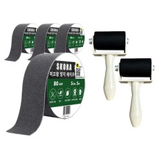 SKORA 防滑膠帶 + 滾輪, 灰色, 4個