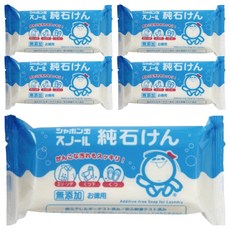 샤본다마 세탁 비누, 180g, 5개